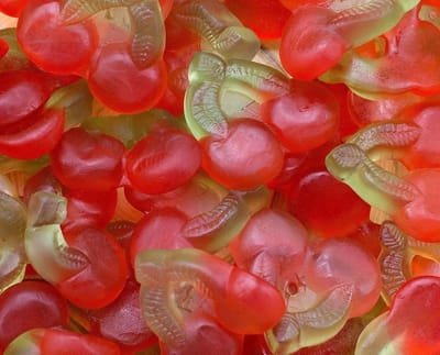 Candy Freaks Suikervrije Snoep Kersen 450Gram - Lactosevrij - glutenvrij - Zuivelvrij Snoepgoed - natuurlijke ingrediënten - Sinterklaas en kerst cadeau