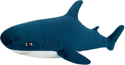 WP Merchandise - Knuffel - Haai turquoise 100 cm