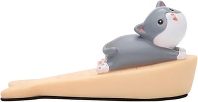 Schattige Deurstopper - Dieren Figuur - Huis en Kantoor - Decoratief PVC - 14x7x6 cm