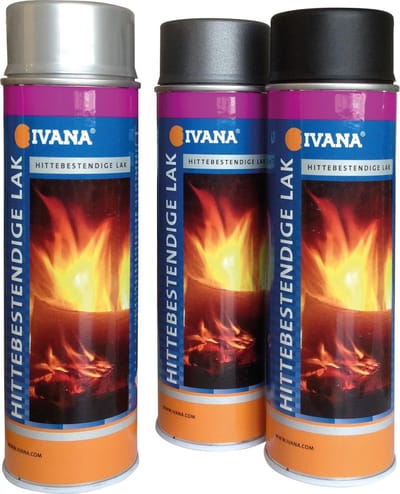 Ivana Hittebestendige Lak Zwart - 500ml