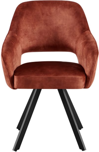 Eetkamerstoel Emilie Adore 24 Terracotta - eetkamerstoelen set van 2