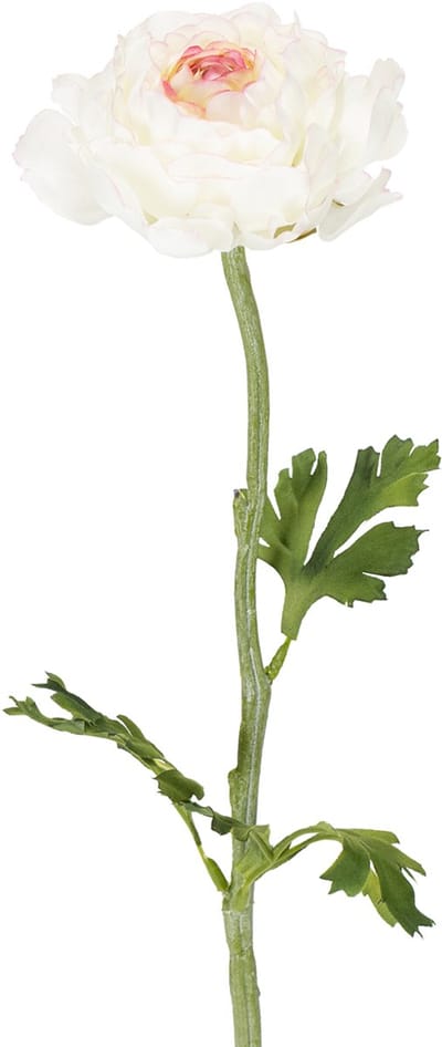 Kunstmatige ranunculus met delicate bloesems voor stijlvolle en onderh