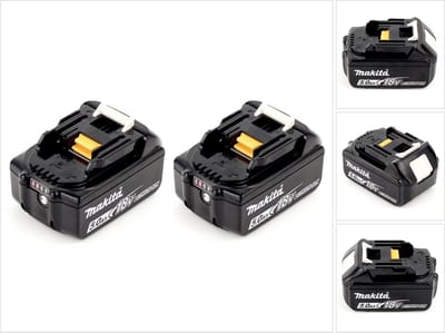 Makita BL 1850 B 18 V - 5 Ah / 5000 mAh Li-ion accu met LED-indicator - 2-pack