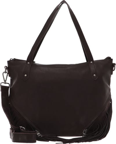 FREDsBRUDER Leren Schoudertas Handtas Frim Collection Tin Shoulder Bag Brown Bruine