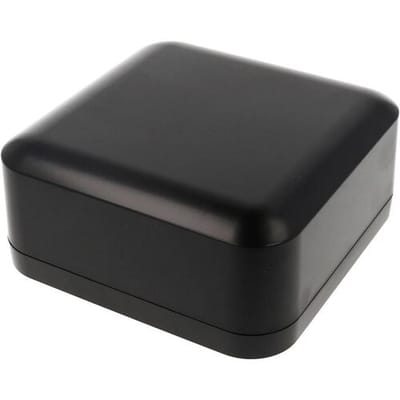 Hammond Electronics 1556FABK Universele behuizing 160 x 160 x 70 ABS kunststof Brandvertragend Zwart 1 stuk(s)