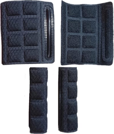 Universele Helm Kinpads en Vulling voor Fietsen en Motorfietsen – Comfortabele Schuim Sponsband en Koolstofvezel Voering