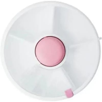 Snack Spinner Roterende Snack Box Draagbare Meloen Snoep Zaden Organizer Opbergdozen Fruitschalen Snack Spinner Container voor kinderen roze