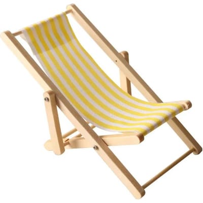 1:Lot de 12 mini chaises de plage en bois, miniatures, mobilier de maison, meubles d'imitation, modèle de maison de poupée, décoration de maison, maison de jeu