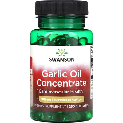 Knoflookolie Concentraat, 500 mg, 250 Softgels