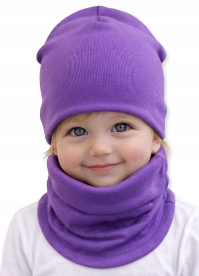 Dartomik - Hoofddoek Set - 40/44 - Fiolet - Oeko-Tex®