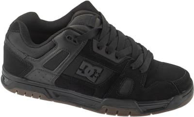 DC Shoes Stag - Heren Sneakers Skater Skate Schoenen Leer Zwart 320188-BGM , Maat: EU 41