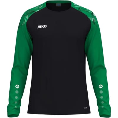 Jako Sonic Longsleeve Kinderen - Zwart / Groen | Maat: 116