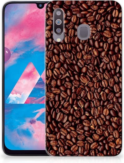 Samsung Galaxy M30 Siliconen Case Koffiebonen