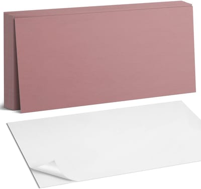 Coloray Plaktegels - Roze Zelfklevende Wandtegels - 40 cm x 20 cm - Roze Plaktegels - 10 stuks - Rechthoek PVC Tegels - Plaktegels Badkamer - Vloertegels Zelfklevend - Vinyl Tegels - Portugese Tegels