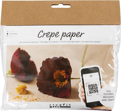 CC Creatieve Mini Hobbyset Crêpepapier Bloemen Klaprozen