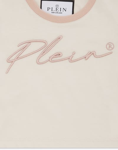 Cropped T-Shirt Round Neck Ss Signature