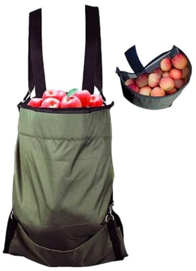 Waterdichte Tuinschort voor het Verzamelen van Groenten en Fruit - Ruim en Duurzaam