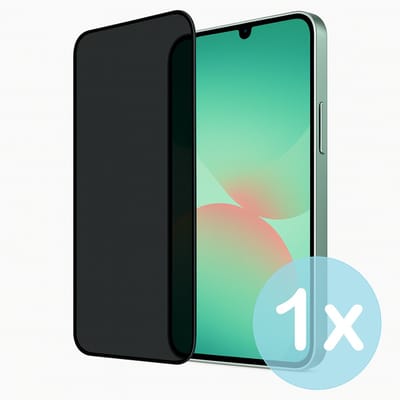 Privacy Screenprotector Geschikt voor Samsung Galaxy A26 – Anti-Gluren – Krasbestendig Gehard Glas 9H – Volledige Dekking – FuturiQ