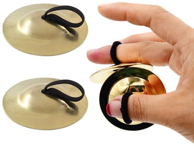 Dailygoods- Vingerkaneel van Messing - Hand-slaginstrument - Buikdans/Yoga - Spirituele Meditatie - Duurzaam Materiaal - Comfortabel Ontwerp - Cimbalen