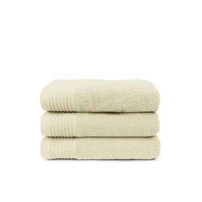 The One Voordeel Maxi Badlakens Creme 3 stuks 100x180cm