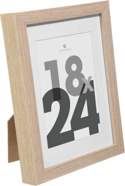 Atmosphera fotolijstje voor een foto van 18 x 24 cm - naturel - foto frame Eva - modern/strak ontwerp