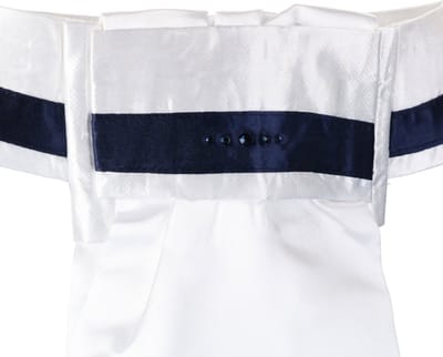 Quur Plastron Quur Qchic Wit-donkerblauw