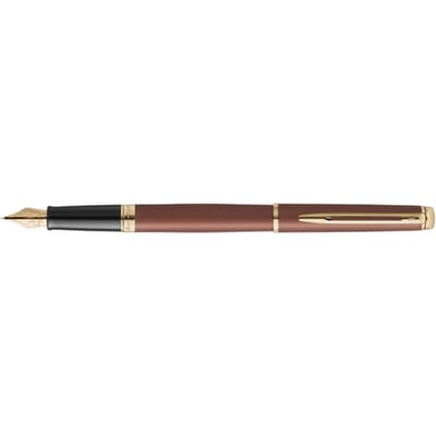 Waterman Hémisphère Fountain Pen | Copper Red (The Understated Edit Collection) | Fine Nib with Blue Ink | Gift Box