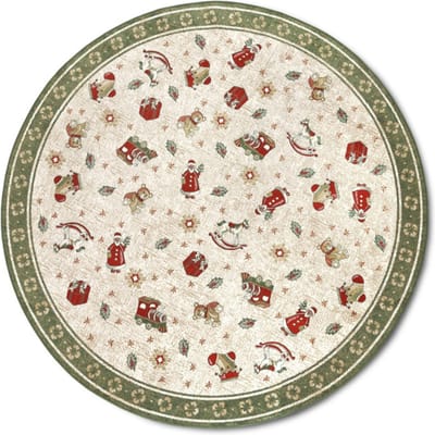 Villeroy & Boch Toy’s delight rond vloerkleed kerst creme- 160 cm rond