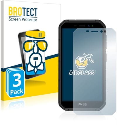 Screenprotector 3 Stuks voor Ulefone Armor X7 Pro Beschermglas transparant