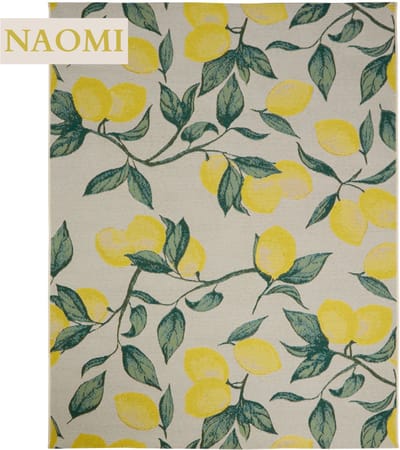 MISOU Vloerkleed - 200x300cm - Creme/Geel - voor Binnen - en Buiten - Polypropyleen - Buitenkleed - Tapijt - Woonkamer - Veranda - NAOMI
