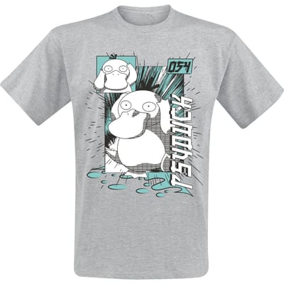 Pokémon - Gaming T-shirt - Enton - S tot XXL - voor Mannen - grijs