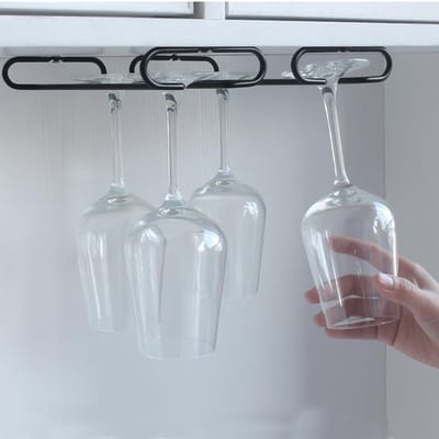 Dailygoods- Wijnglashouder Elegante Hangend - Wijnglas Houder - Hoogwaardig Materiaal - Eenvoudig te Installeren - Geschikt voor Keuken/Bar - Decoratieve Oplossing - Glazenrek