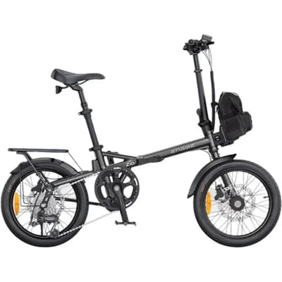 ENGWE Zip - Elektrische Vouwfiets - Grijs - Opvouwbaar in 3 Seconden - Tot 120 km Actieradius - Koppelsensor - Slechts 17 kg