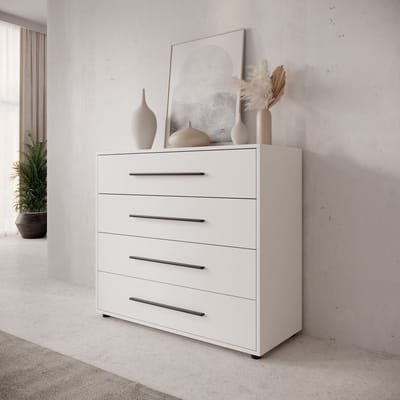 Meubella - Montalo - Ladekast - Wit - 99x40x87 cm