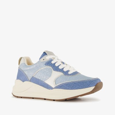 Natuform dames sneakers denim blauw - Maat 37 - Uitneembare zool