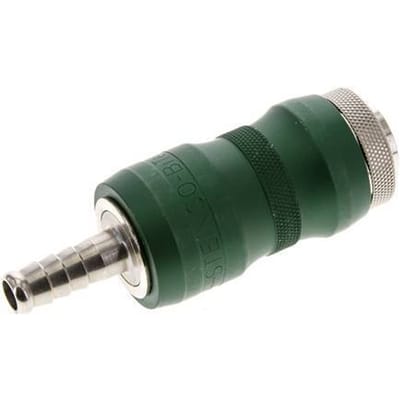 Vernikkeld Messing DN 7.8 Safety Luchtkoppeling Snelkoppeling met Schuifhuls 8 mm Slangpilaar