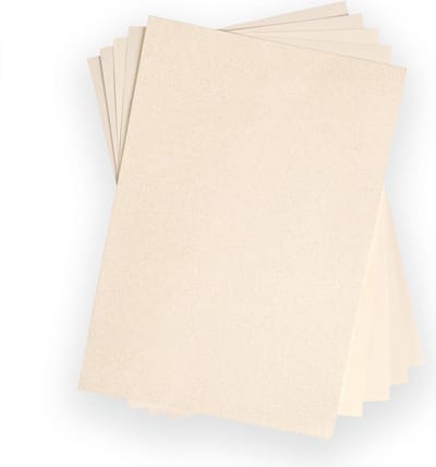 50 vellen Opulent cardstock ivory - Sizzix