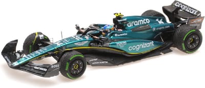 Aston Martin Aramco Cognizant F1 Team AMR23 #14 2nd Monaco GP 2023 - 1:43 - Minichamps