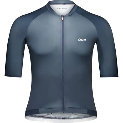 Poc Pristine Korte Mouw Wielertrui Blauw L Man