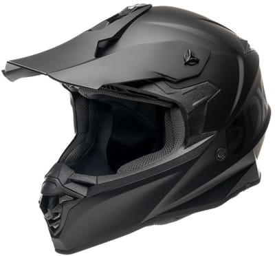 MOTOBLOUZ ARGESS Crosshelm - ECE 22.06 Goedgekeurd - Helm voor Motor, Scooter, Brommer - Motor Crosshelm - Zwart - XL