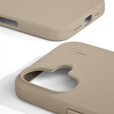 iDeal of Sweden Silicone Case geschikt voor MagSafe geschikt voor iPhone 17 - Beige