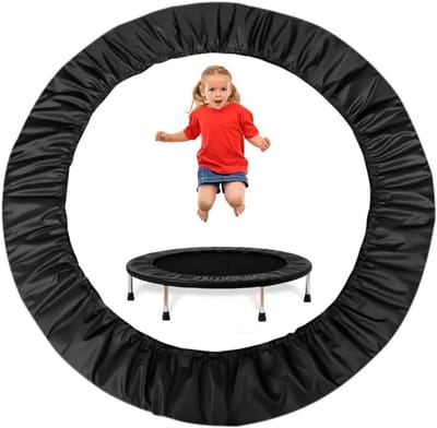 Trampoline Veerafdekking - Veerbeschermer - Veilig Spelen - Waterdicht Oxford Doek - 36 Inch - Zwart