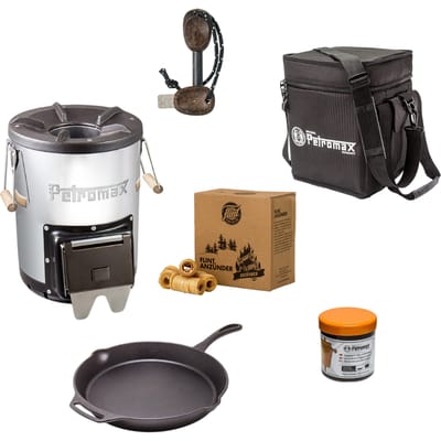 Petromax Rocketstove Actie Set – Compleet Skillet En Accessoires
