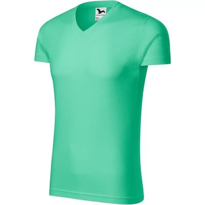 T-shirt met V-hals Malfini Slim 146