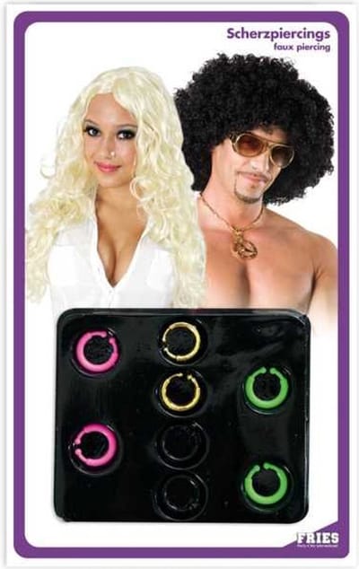 Nep piercing gekleurd