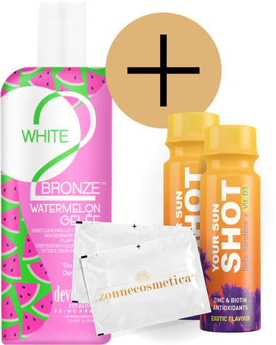 Devoted Creations - W2B Watermelon Gelée + 2 Your Sun Shots + 2 Verfrissingsdoekjes