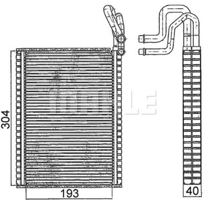 Verdamper, airconditioning MAHLE AE 116 000S