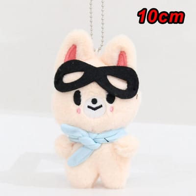 70Style Skzoo Pluche Sleutelhanger Kawaii Skzoo Sleutelhanger Stay Pluche Cartoon Knuffeldier Pop Kawaii Speelgoed Kamer Decoratie Kinderen Cadeau 8pcs black