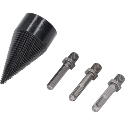 Houtkloofboor Elektrische Houtkloofboor Set met 3 stuks Verwijderbare Schachten 50mm