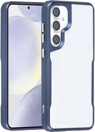TUNIQ telefoonhoesje voor Samsung Galaxy S24 Plus - Siliconen backcover - Donkerblauw